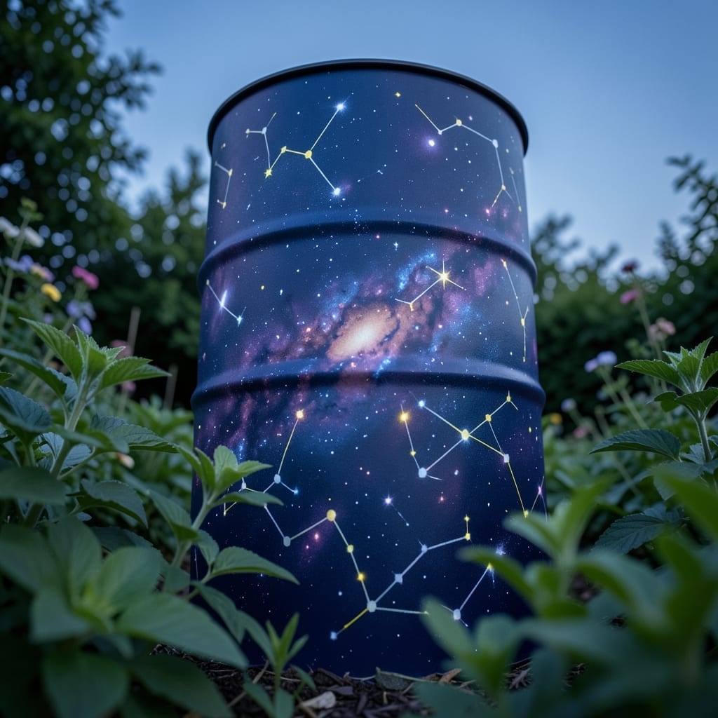 Glow-in-the-Dark Galaxy Design