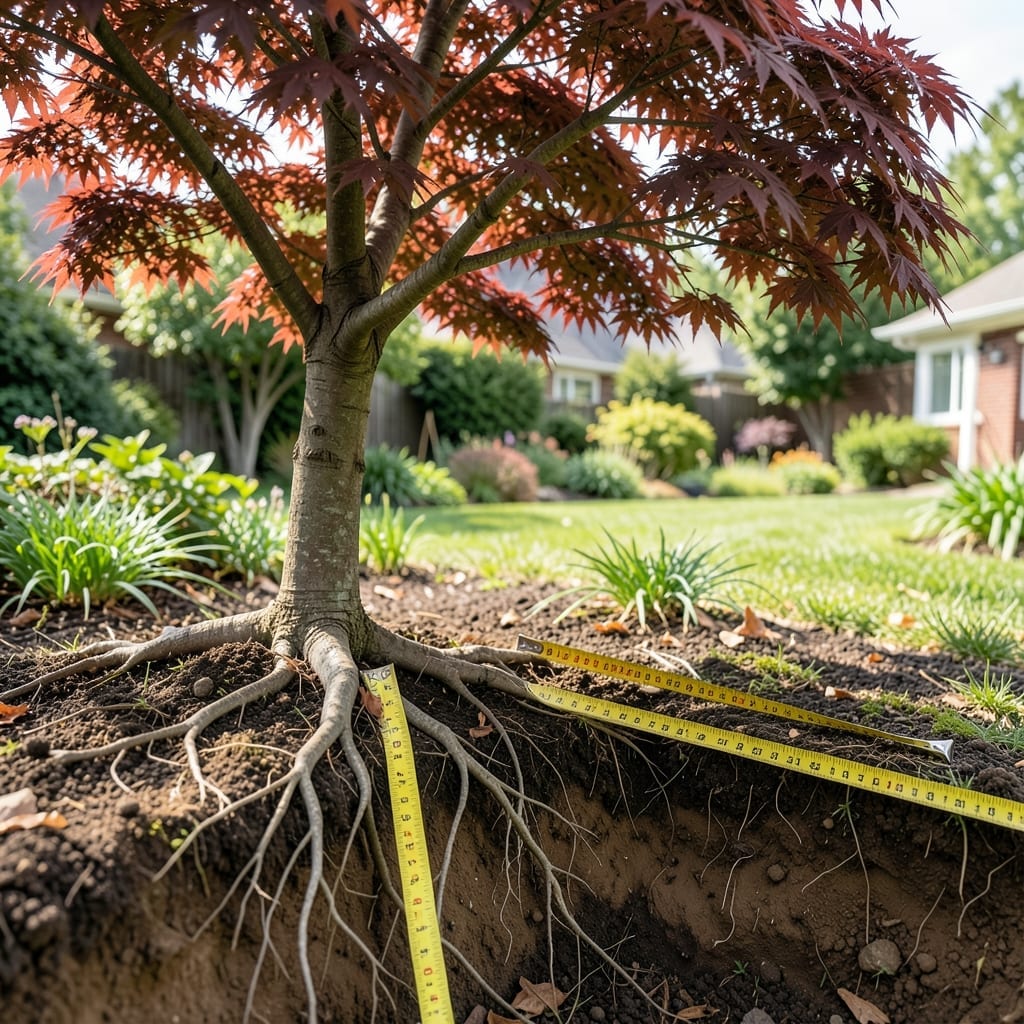Depth Japanese Maple Root System: Shallow Growth and Care Essentials
