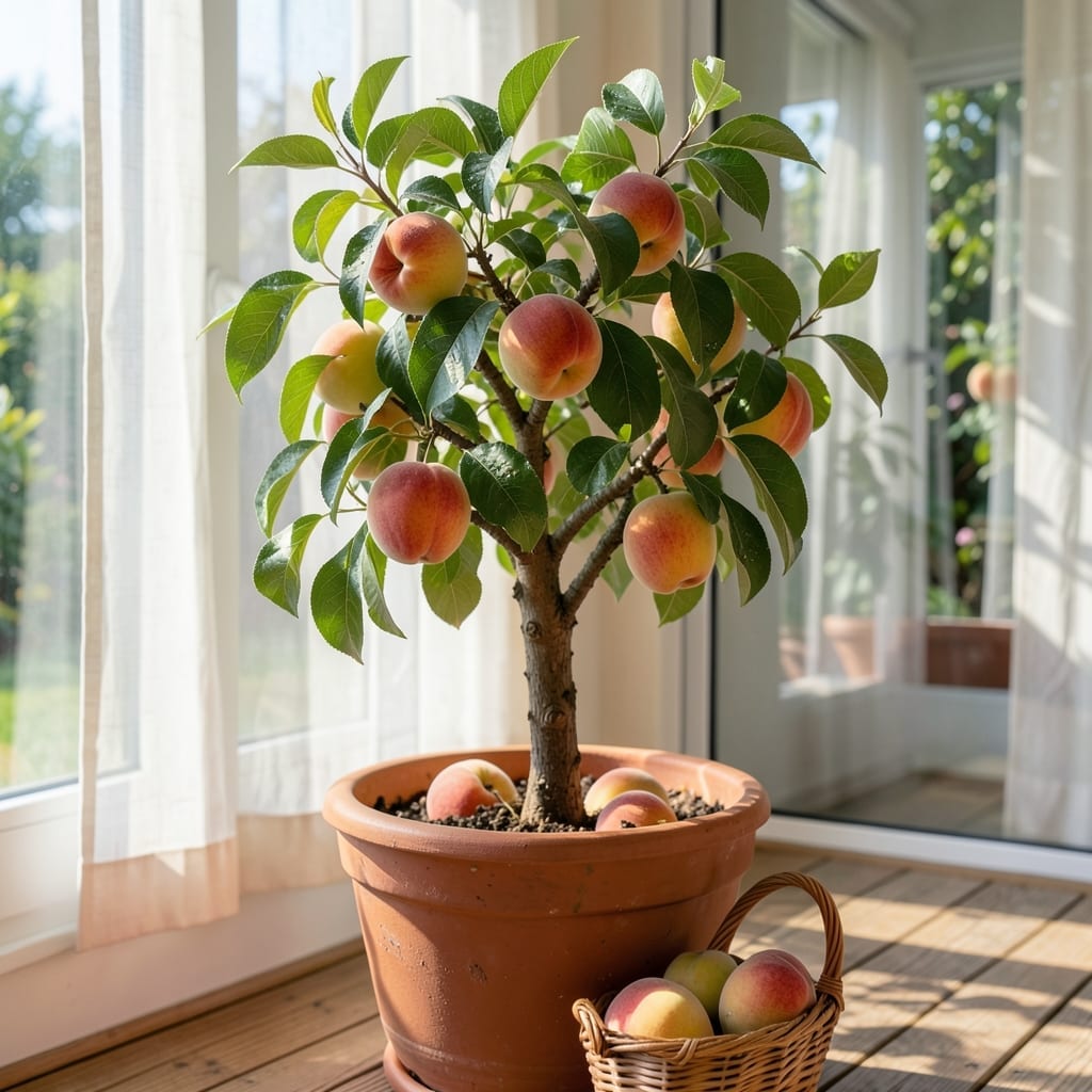 Dwarf Peach Tree