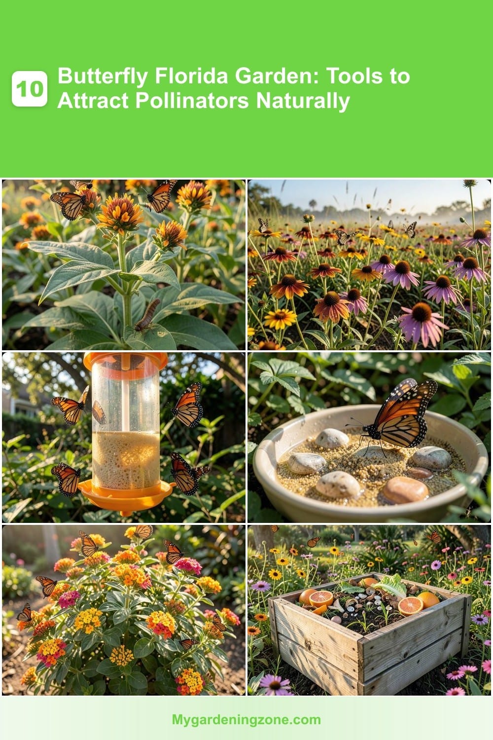 10 Butterfly Florida Garden: Tools to Attract Pollinators Naturally