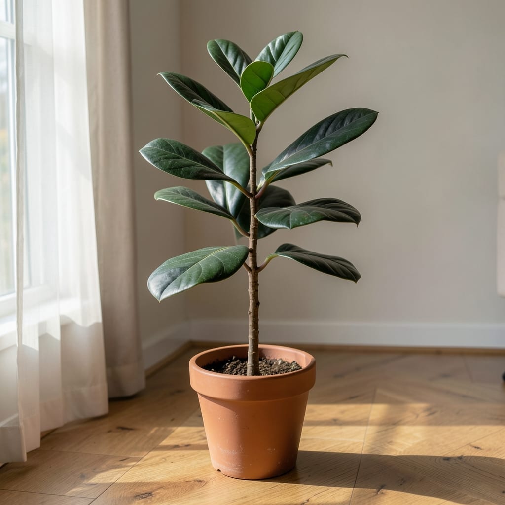 Leggy Rubber Plant: Stretching Causes and Compact Growth Fixes Leggy Rubber Plant: Stretching Causes and Compact Growth Fixes