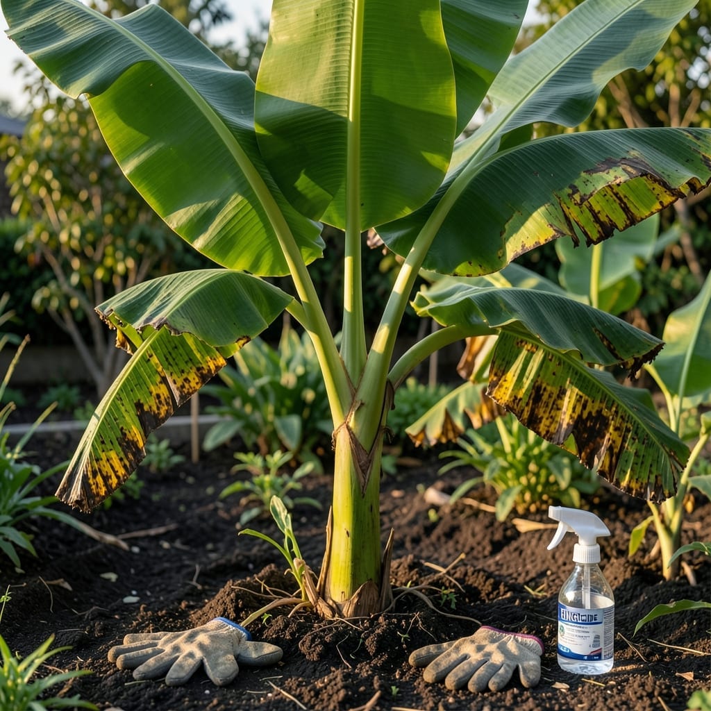 Fungicide For Banana Plants: Organic Protection For Healthy Growth Fungicide For Banana Plants: Organic Protection For Healthy Growth