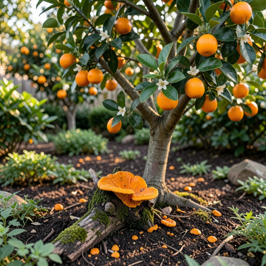 Bright Orange Fungus on Dead Wood: Identification and Natural Solutions Bright Orange Fungus on Dead Wood: Identification and Natural Solutions