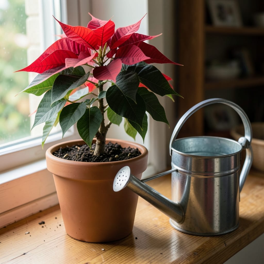 How Often Should Poinsettias Be Watered: Signs and Frequency Guide