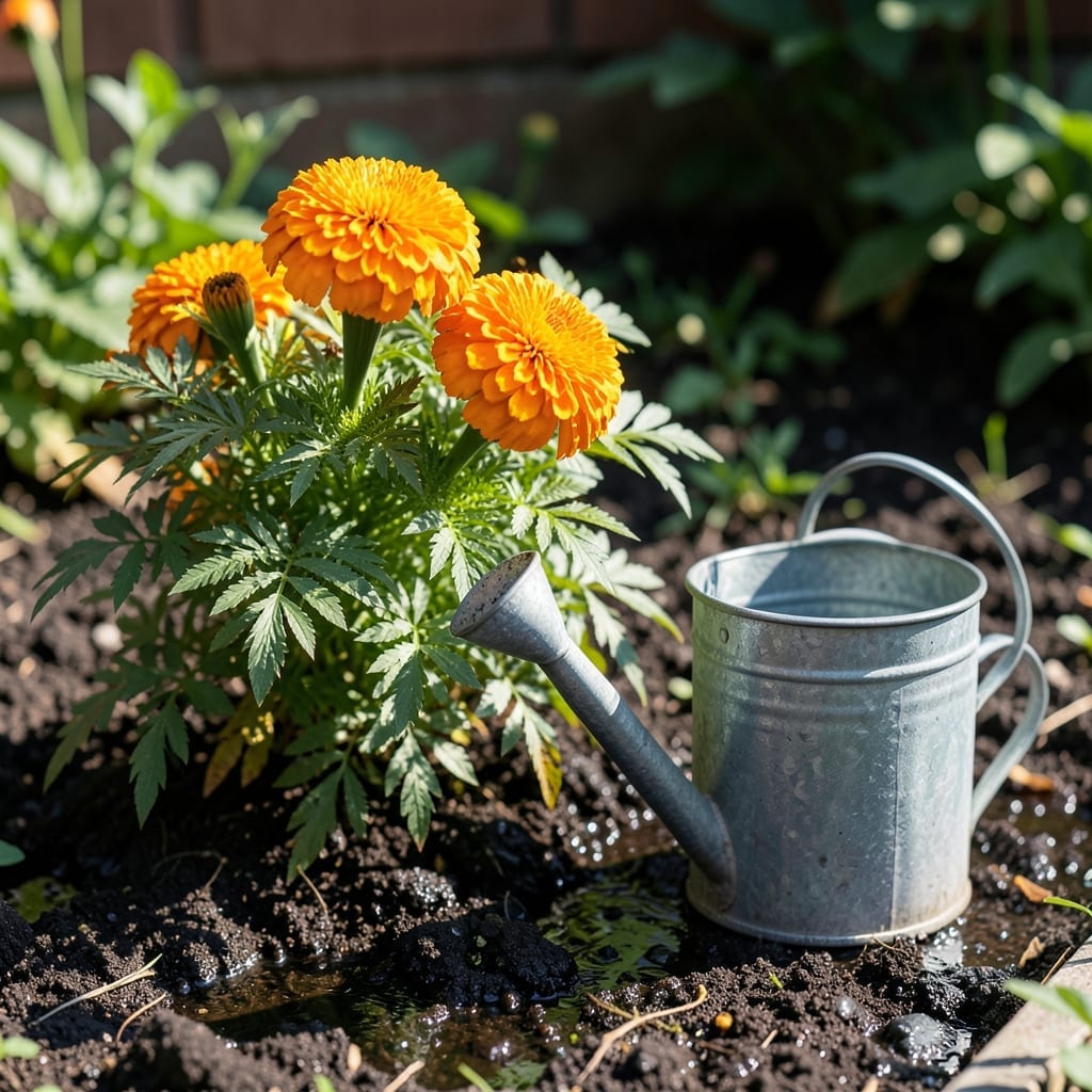 How Much Water Do Marigolds Need: Weekly Watering Guide for Gardeners