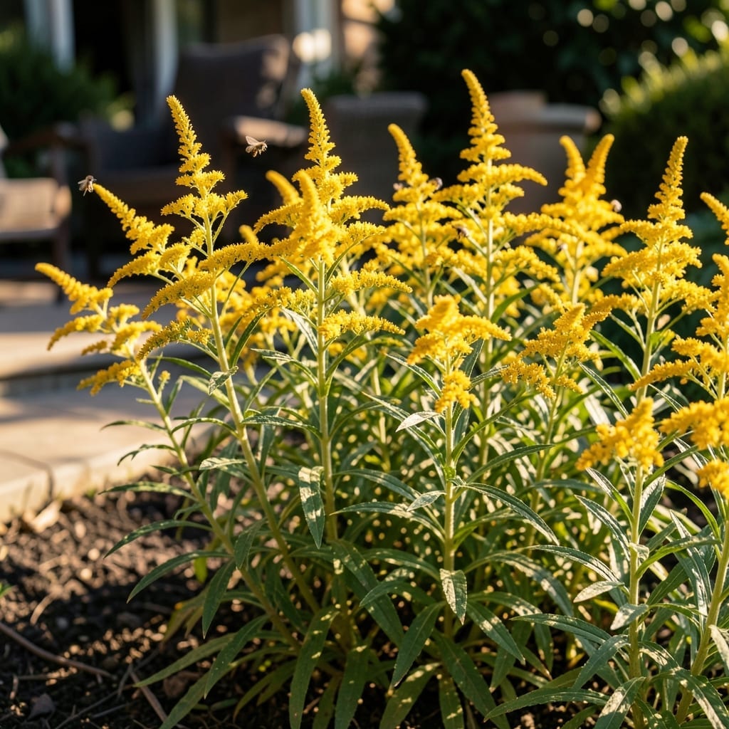 Goldenrod Bush Clumps