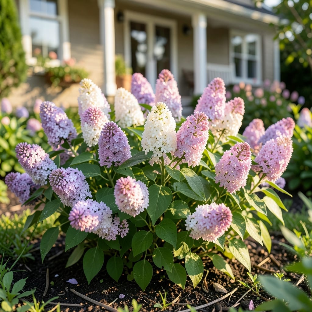 Dwarf Lilac Bushes