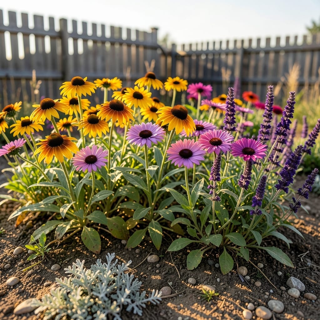 Drought-Tolerant Flower Beds
