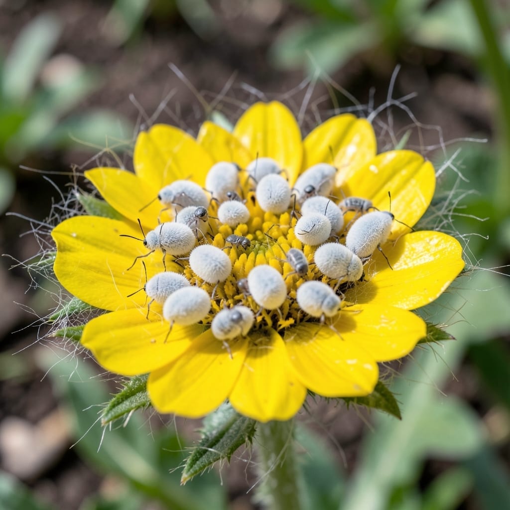 Mealybugs on Buttercup Flower: Visual ID and Organic Control Methods Mealybugs on Buttercup Flower: Visual ID and Organic Control Methods
