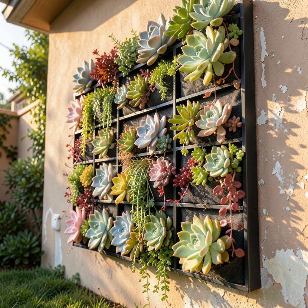 Vertical Succulent Wall Planters