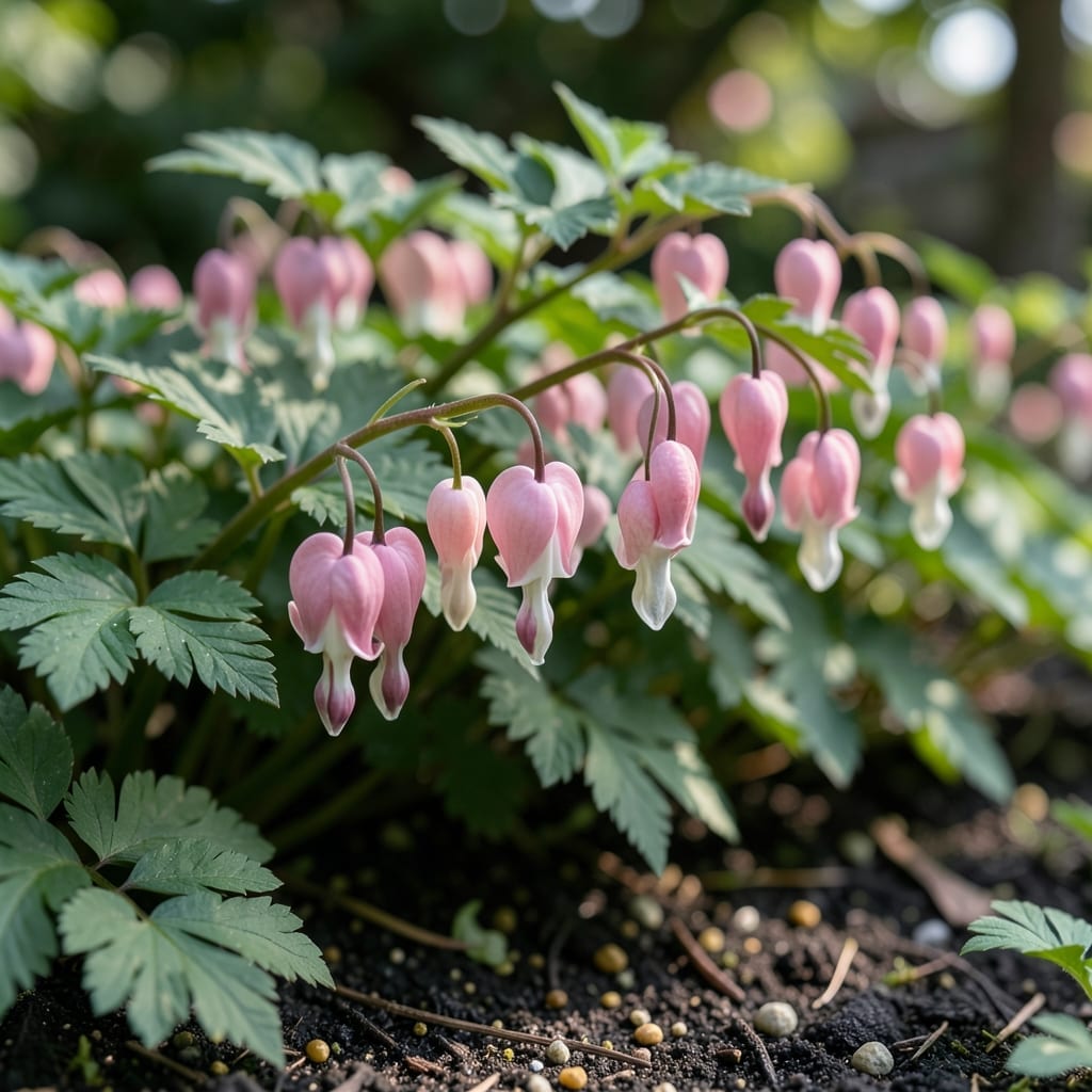 Bleeding Heart with Heart-Shaped Blooms