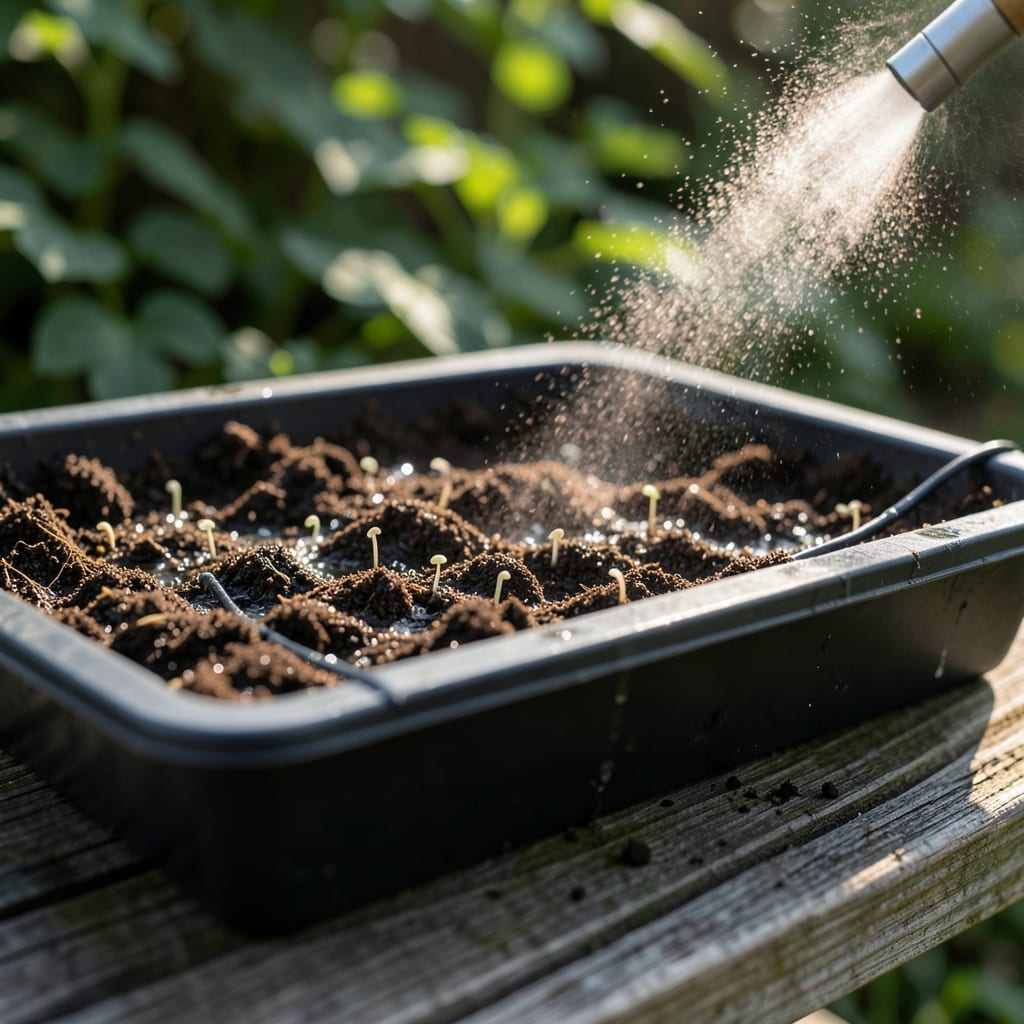 Watering Techniques for Newly Sown Seeds