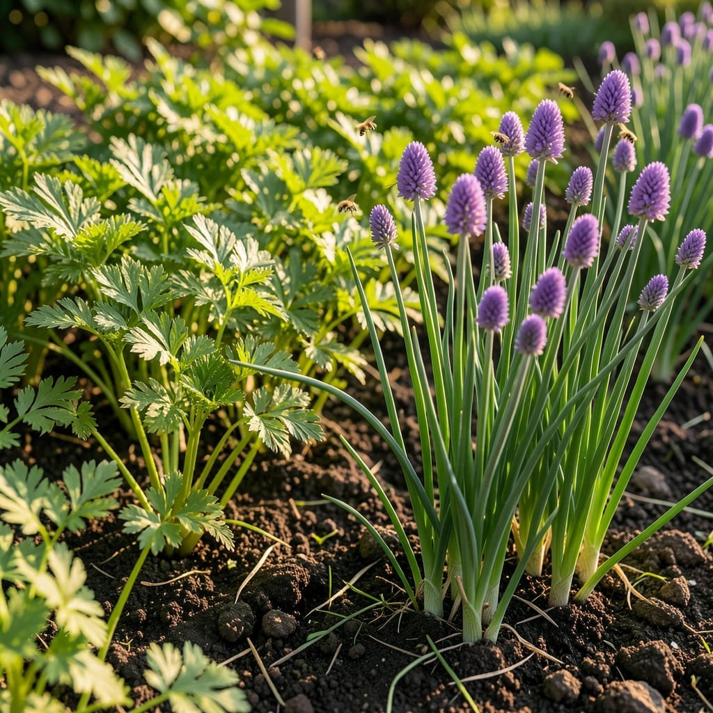 Chives with Carrots