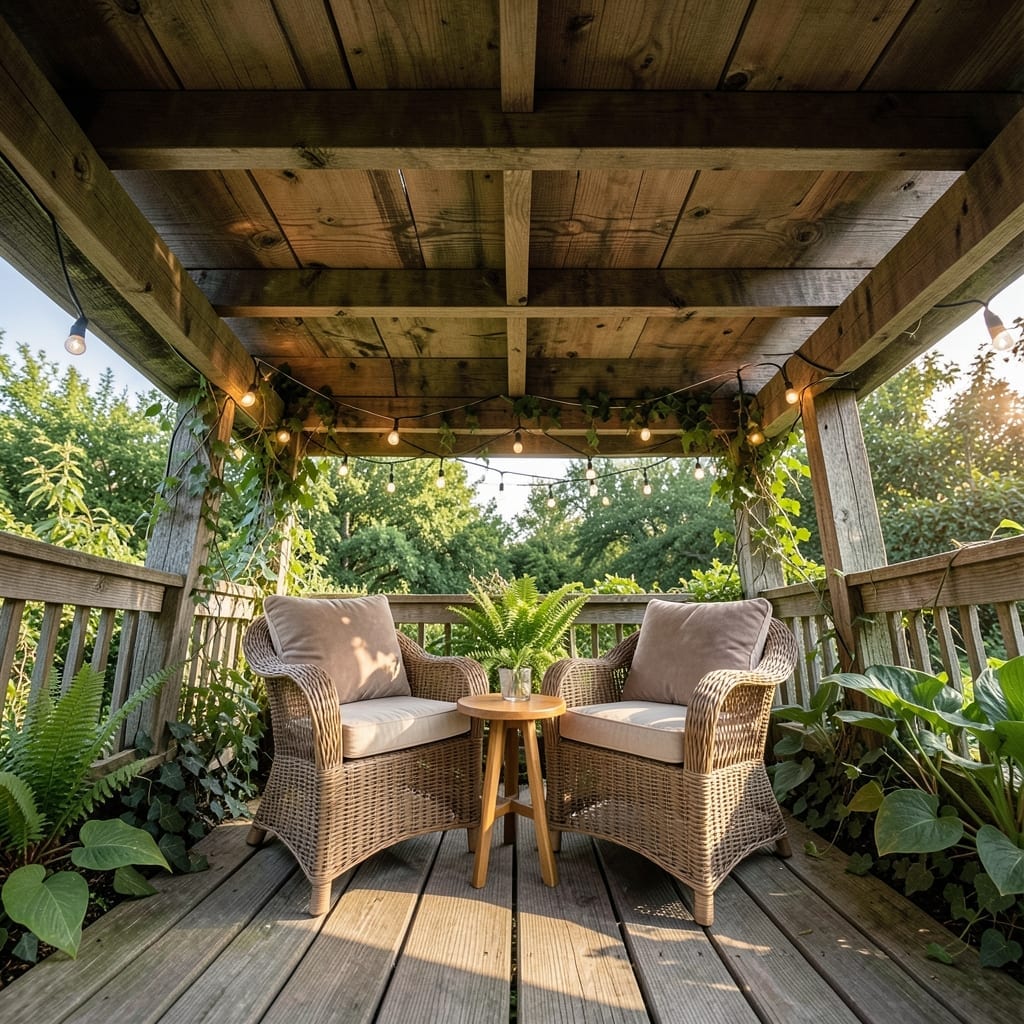 Cozy Outdoor Seating Nook