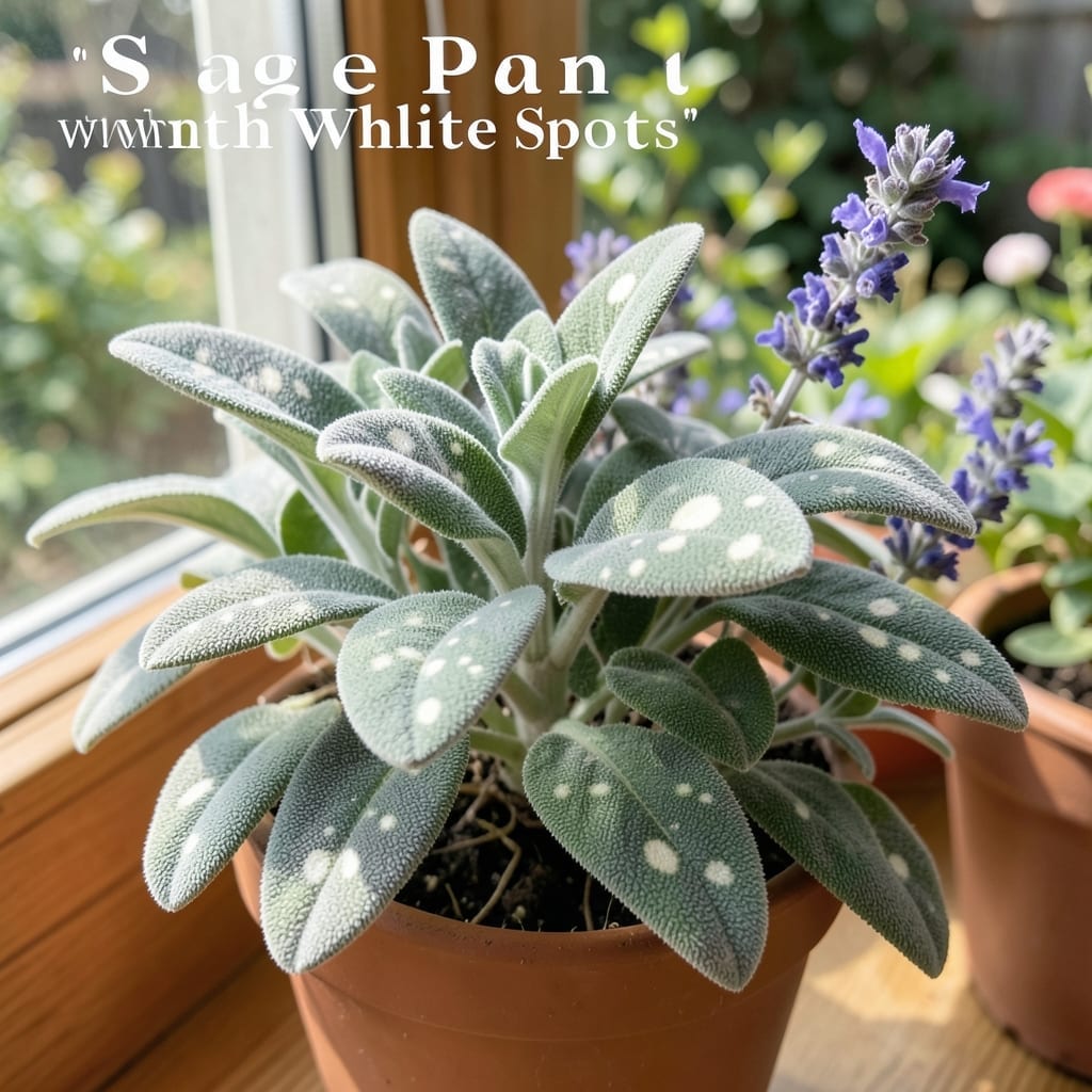 White Spots On Sage Plant Leaves: Fungal Infections And Treatment Options