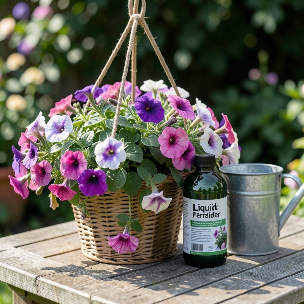Liquid Fertilizer for Hanging Baskets: Pro Tips for Lush Blooms
