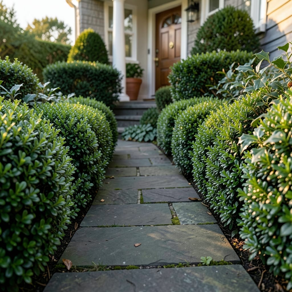 Evergreen Shrub Borders