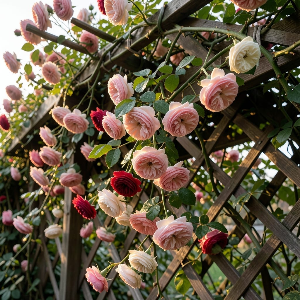 Climbing Rose Training Techniques