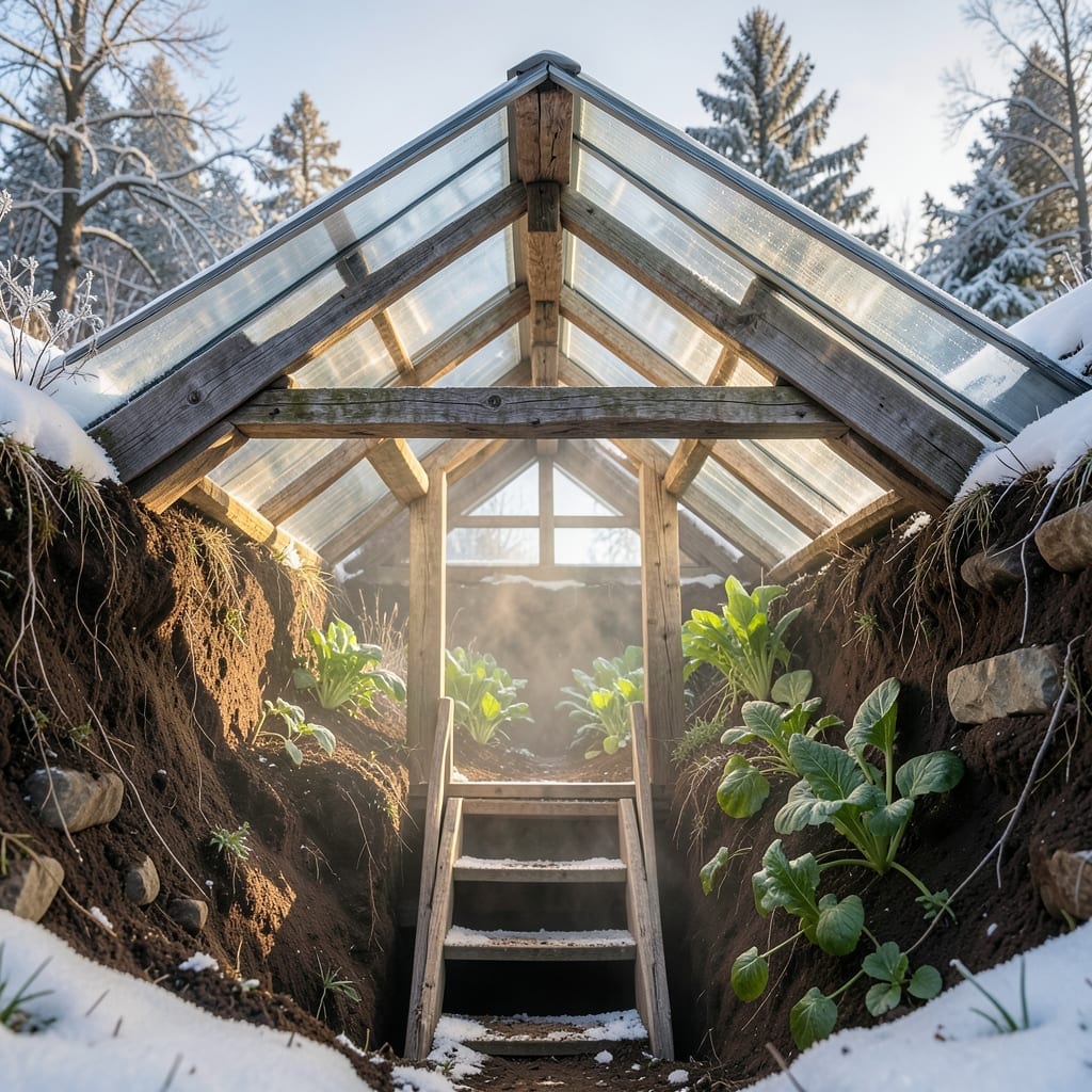 Underground Walipini Greenhouse