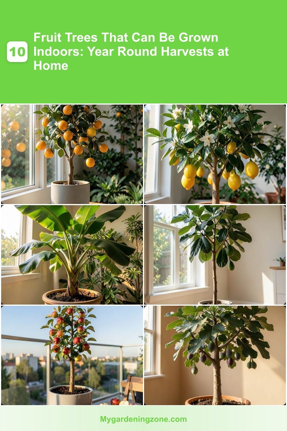 10 Fruit Trees That Can Be Grown Indoors: Year Round Harvests at Home
