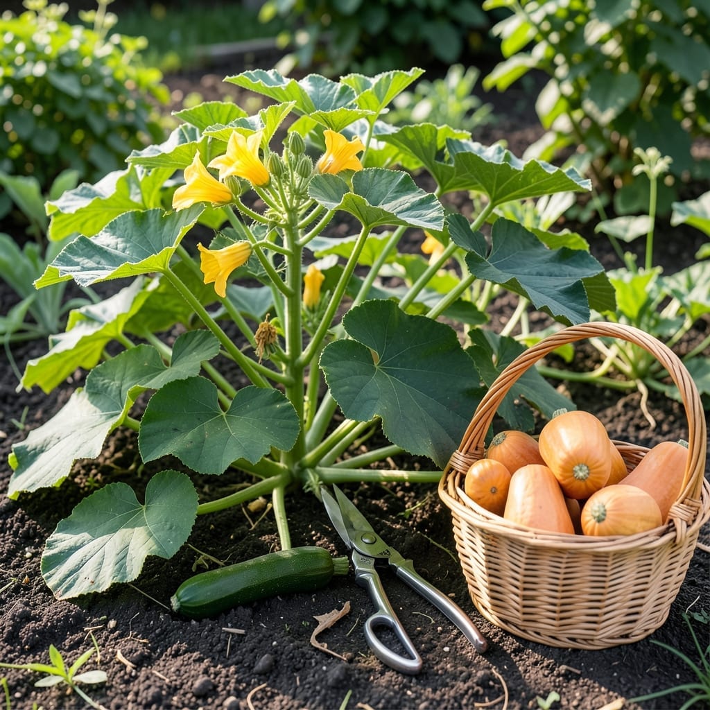 Squash Harvest Time: The Tap and Tendril Trick for Sweet Picks