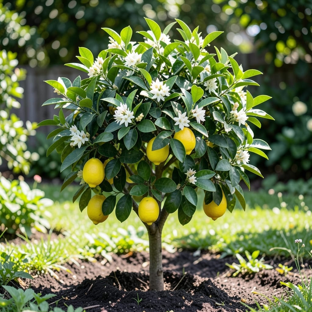 Improved Meyer Lemon Tree Size: Dwarf Varieties for Small Spaces