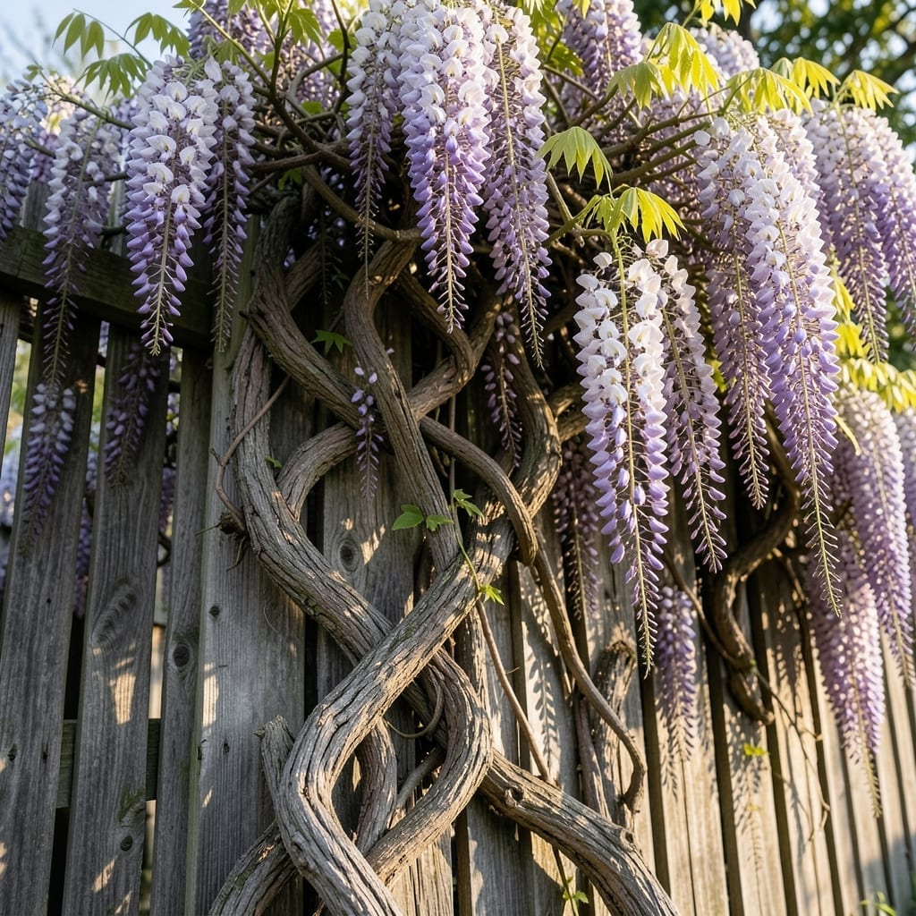 Wisteria for Dramatic Floral Displays