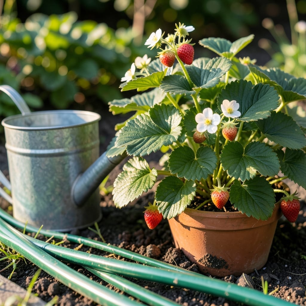 How Often Do You Water Strawberry Plants: Seasonal Schedule for Juicy Harvests