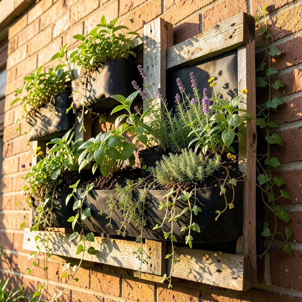 Vertical Pallet Garden Beds