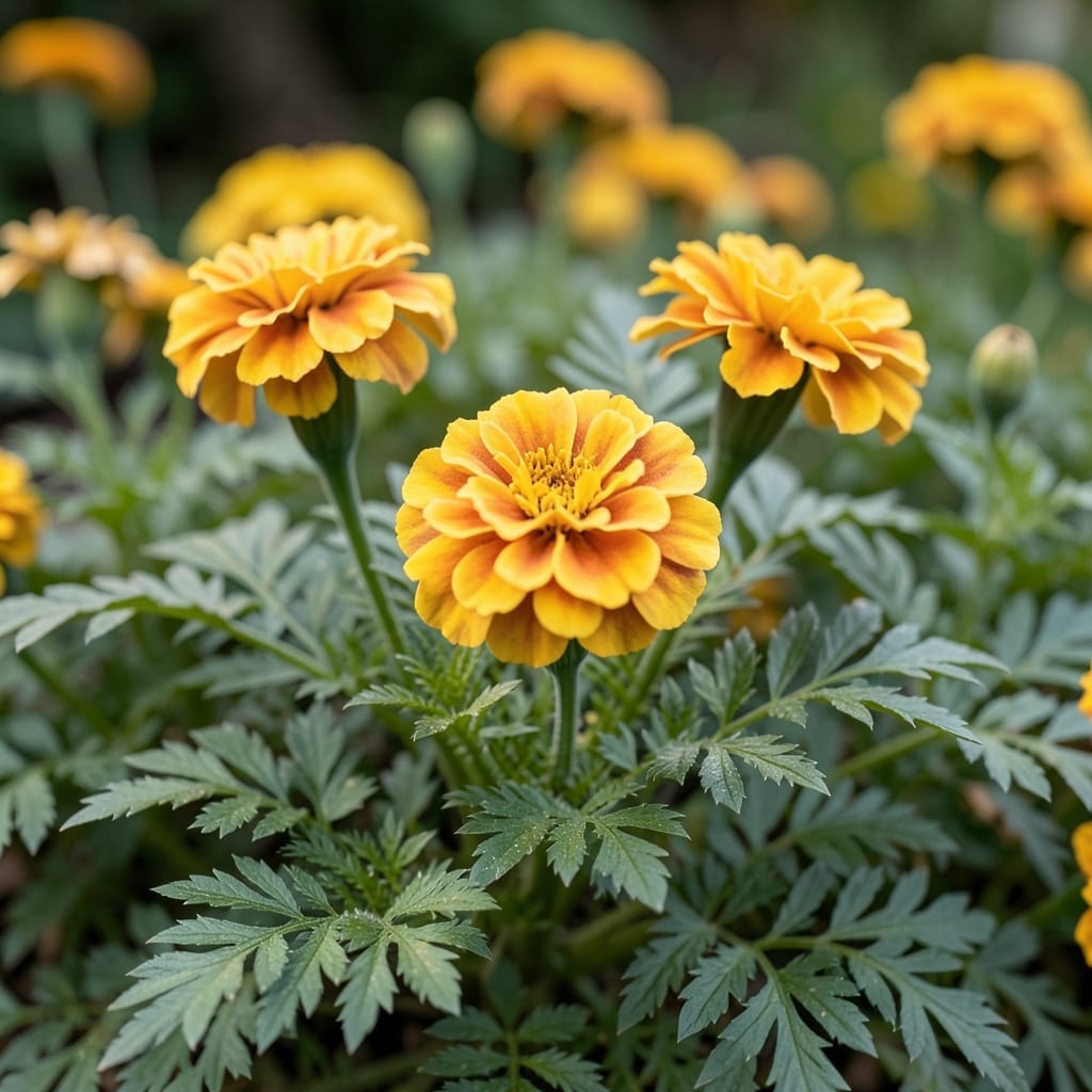 Signet Marigold for Unique Foliage
