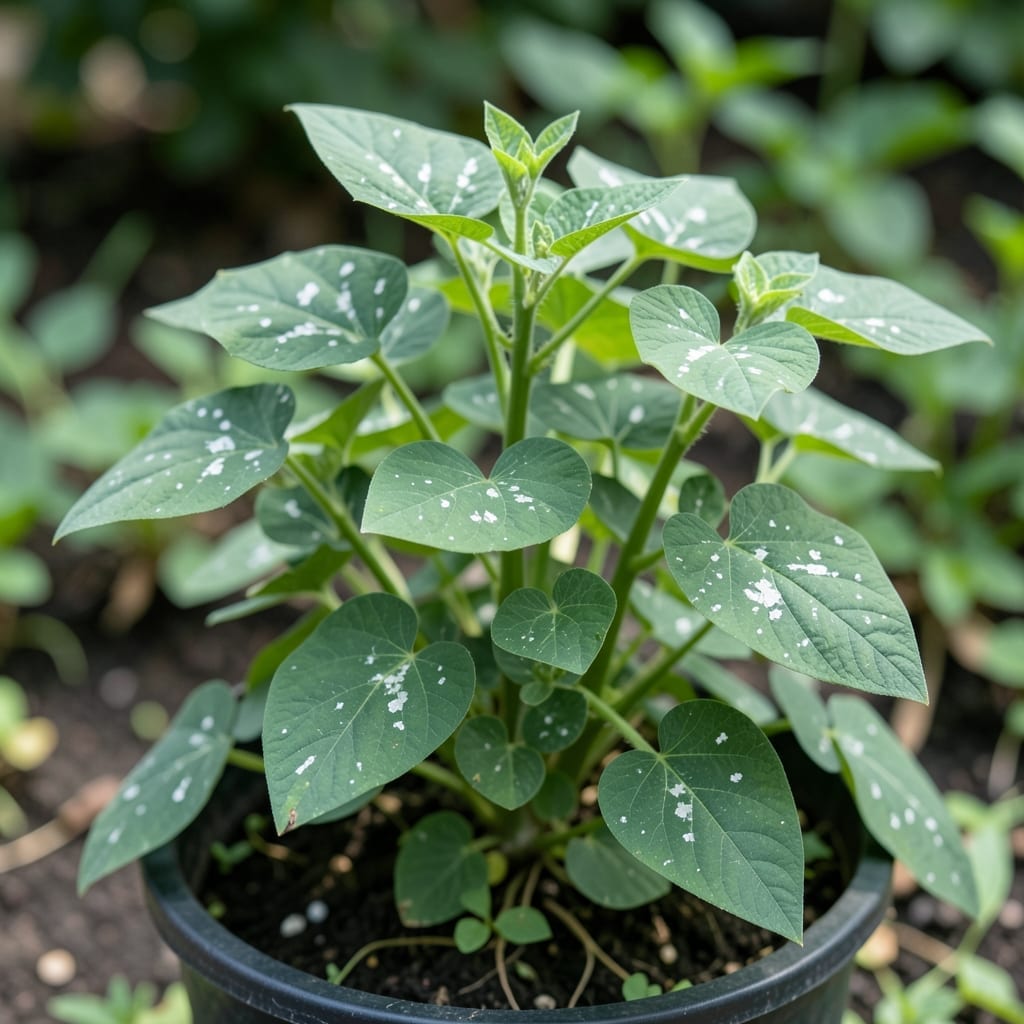 White Marks on Pea Leaves: Powdery Mildew Identification and Fixes White Marks on Pea Leaves: Powdery Mildew Identification and Fixes