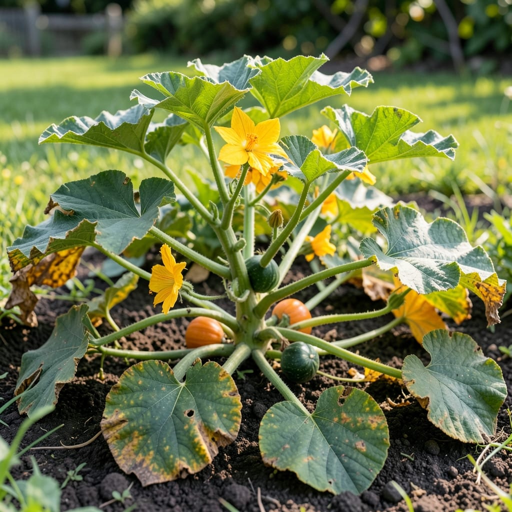 Pumpkin Leaves Dying: Visual Guide to Revival and Prevention