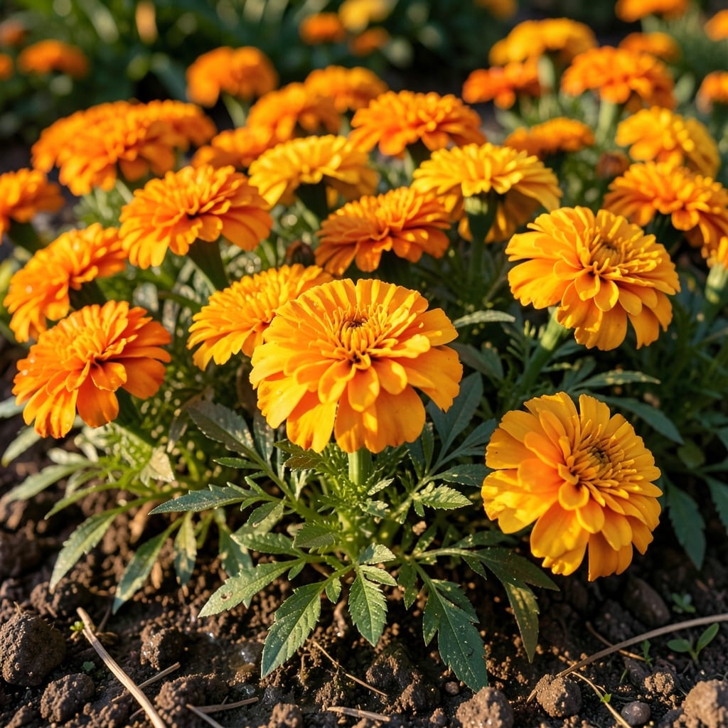 Marigold Spider Barrier