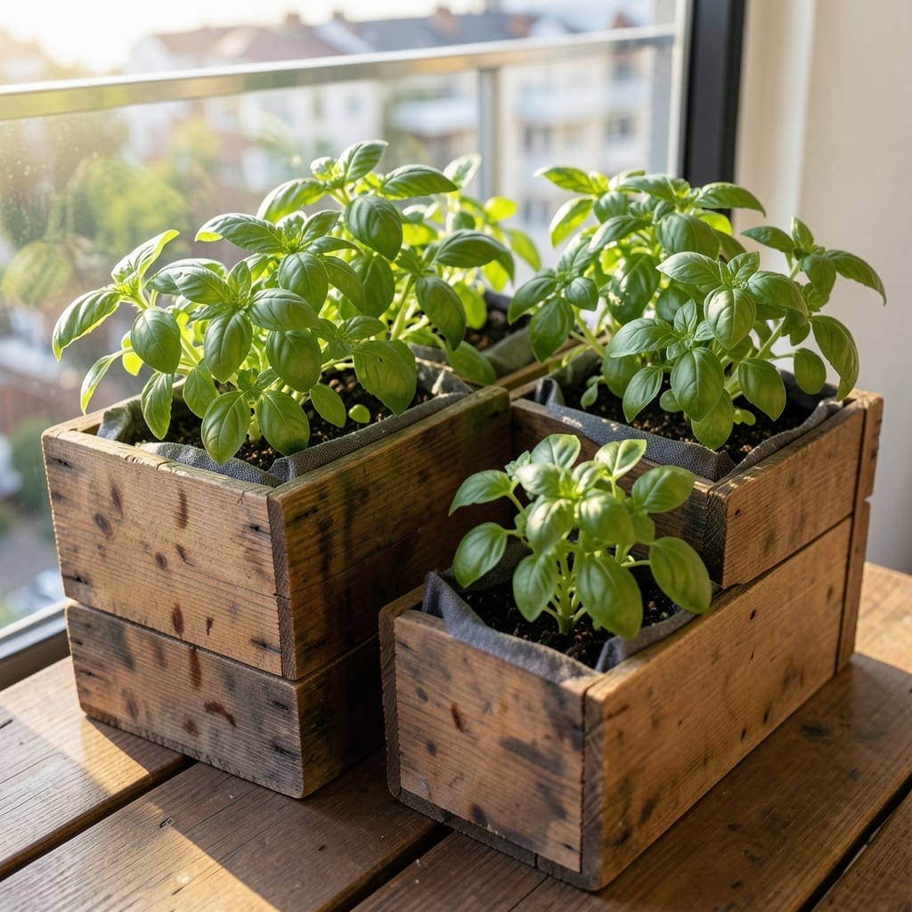 Wine Box Herb Garden