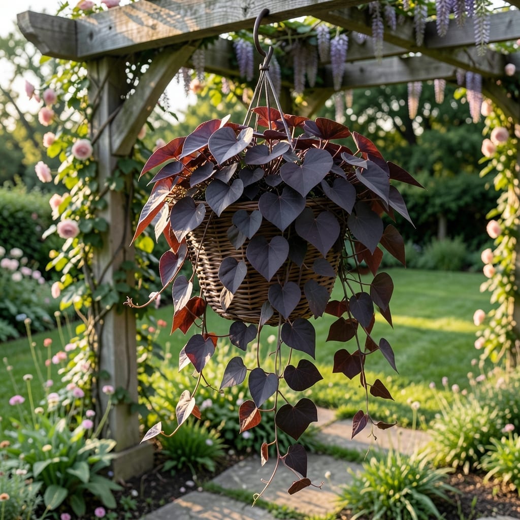 Sweet Potato Vine Blackie Purple