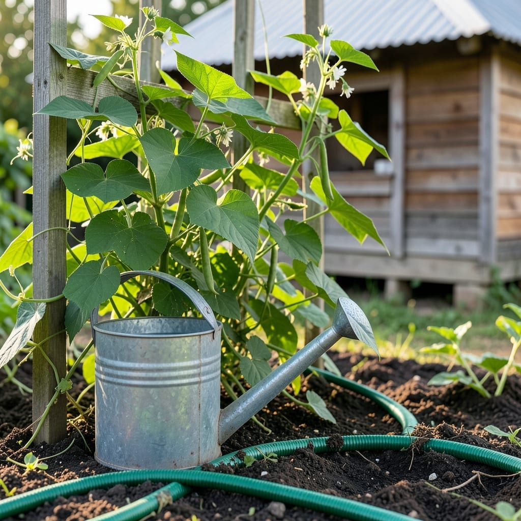 How Much Water Do Green Beans Need: Weekly Schedule for Healthy Plants