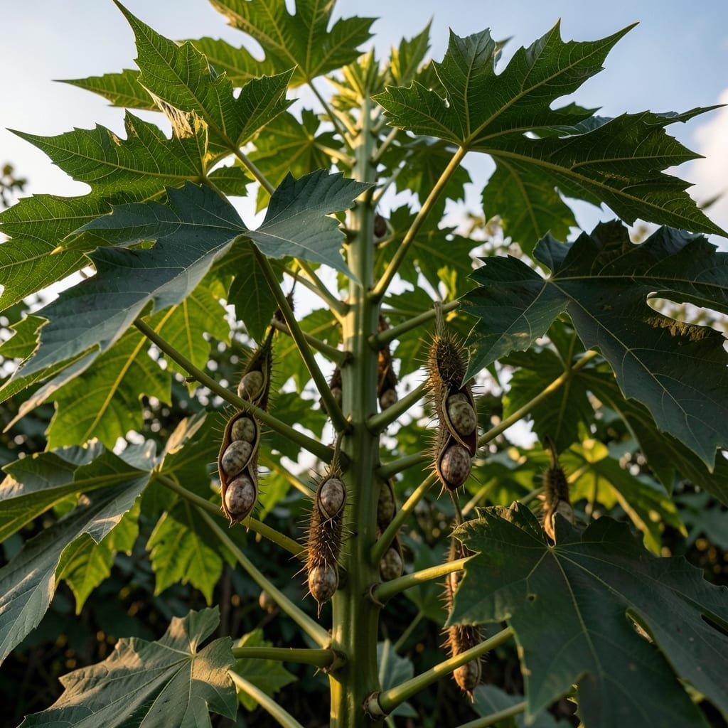 Castor Bean Plant Berries