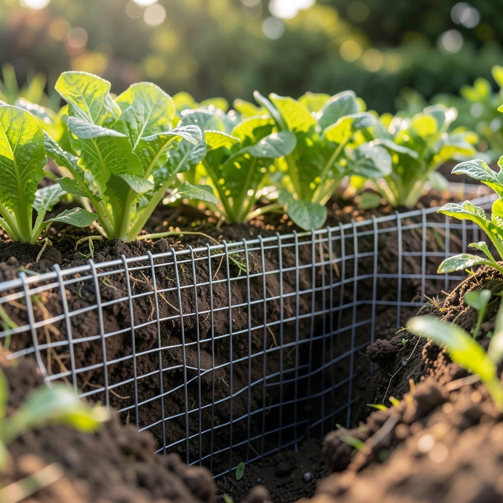 Underground Wire Mesh Barrier