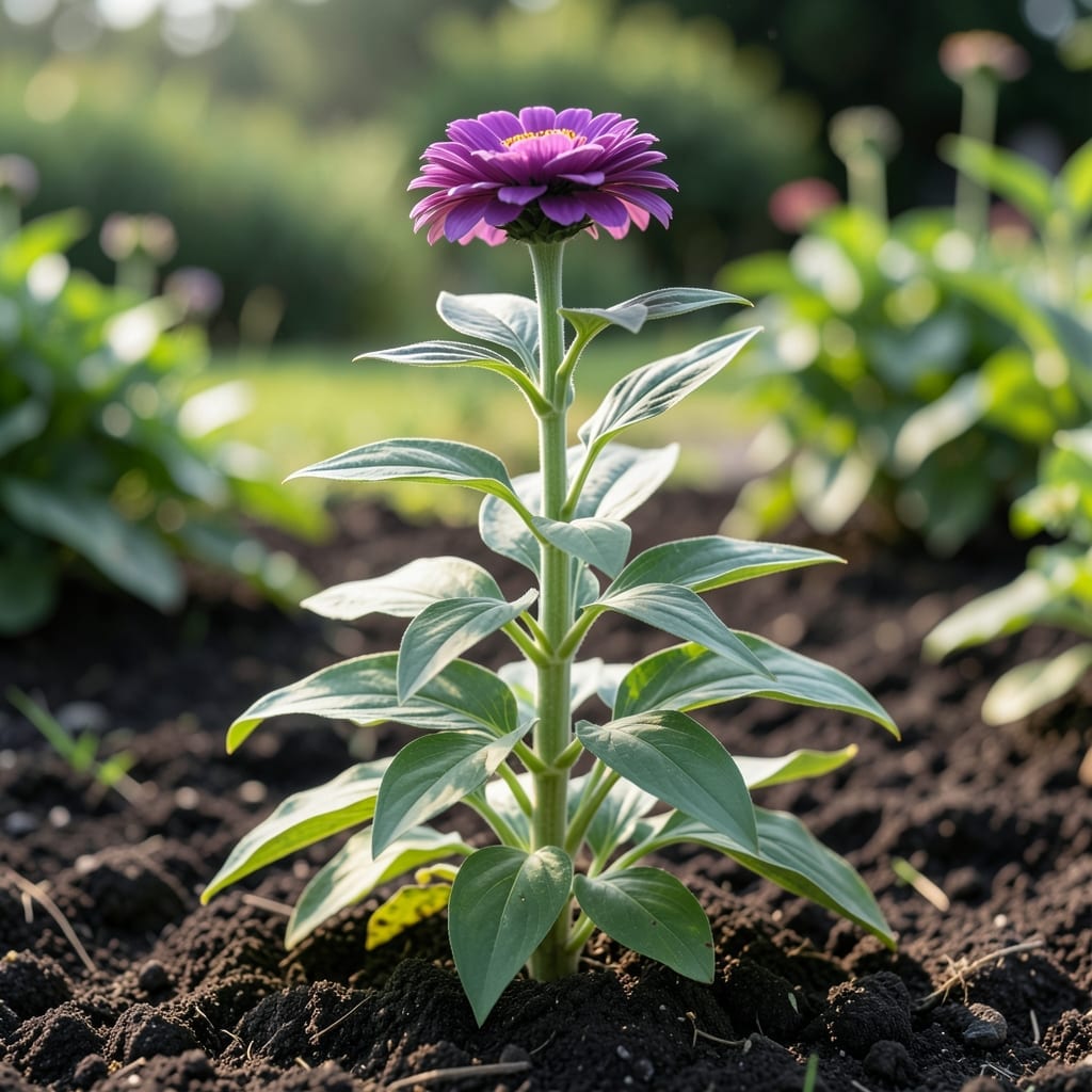 Purple Prince Zinnia Height: Mature Size and Growth Expectations