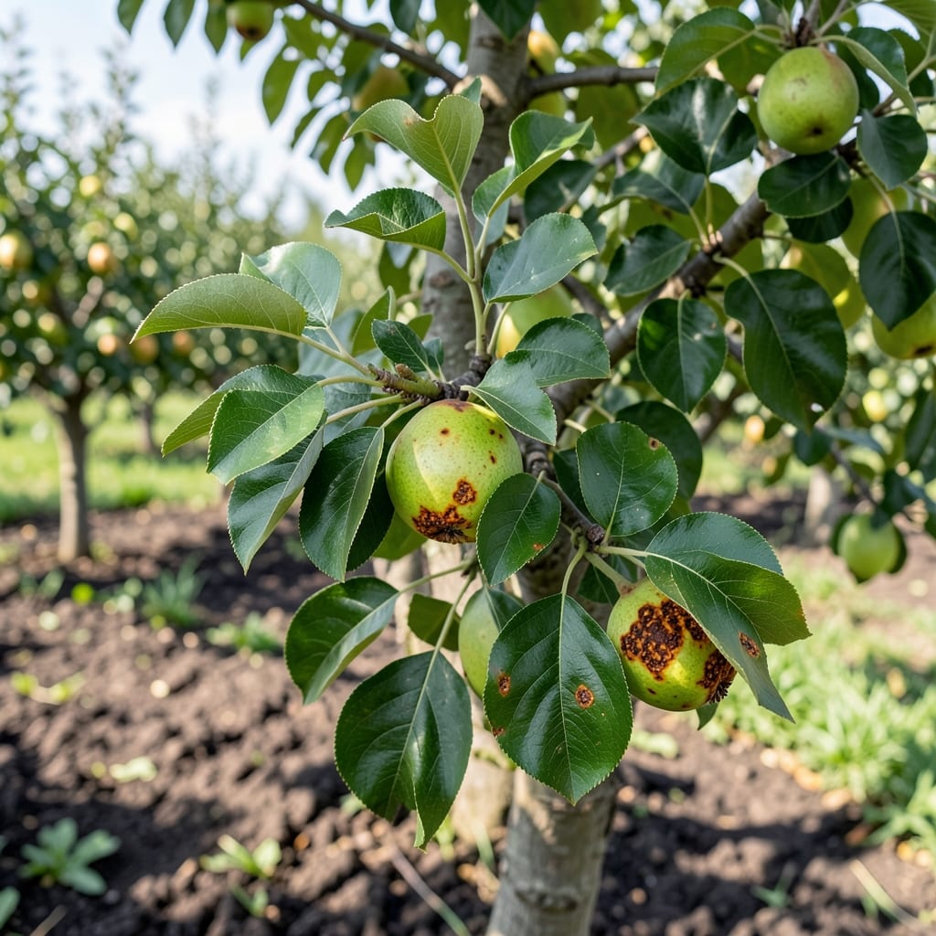 Rust on Pears: Visual Guide to Early Identification and Prevention