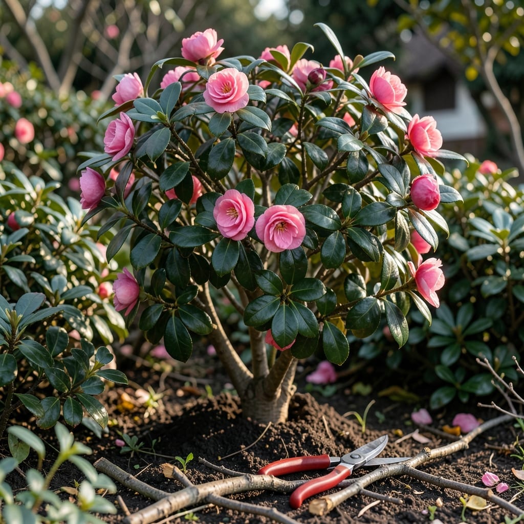 When to Prune Camellias: After Blooming for Next Year's Flowers