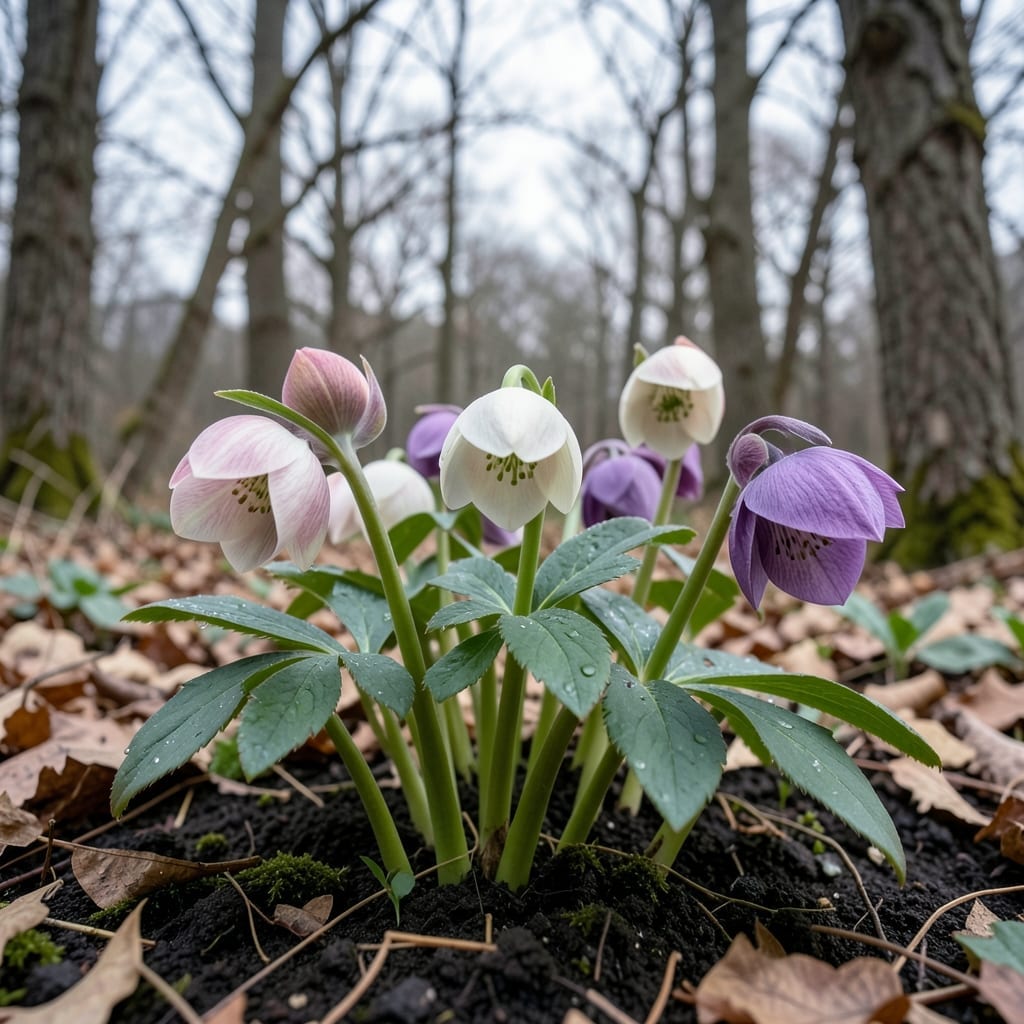 Hellebore in Shaded Gardens