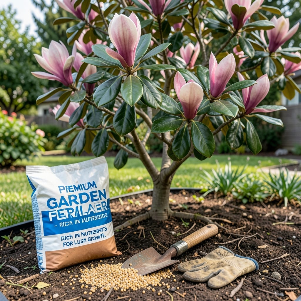 Magnolia Tree Fertiliser: Organic Blends for Lush Blooms Magnolia Tree Fertiliser: Organic Blends for Lush Blooms