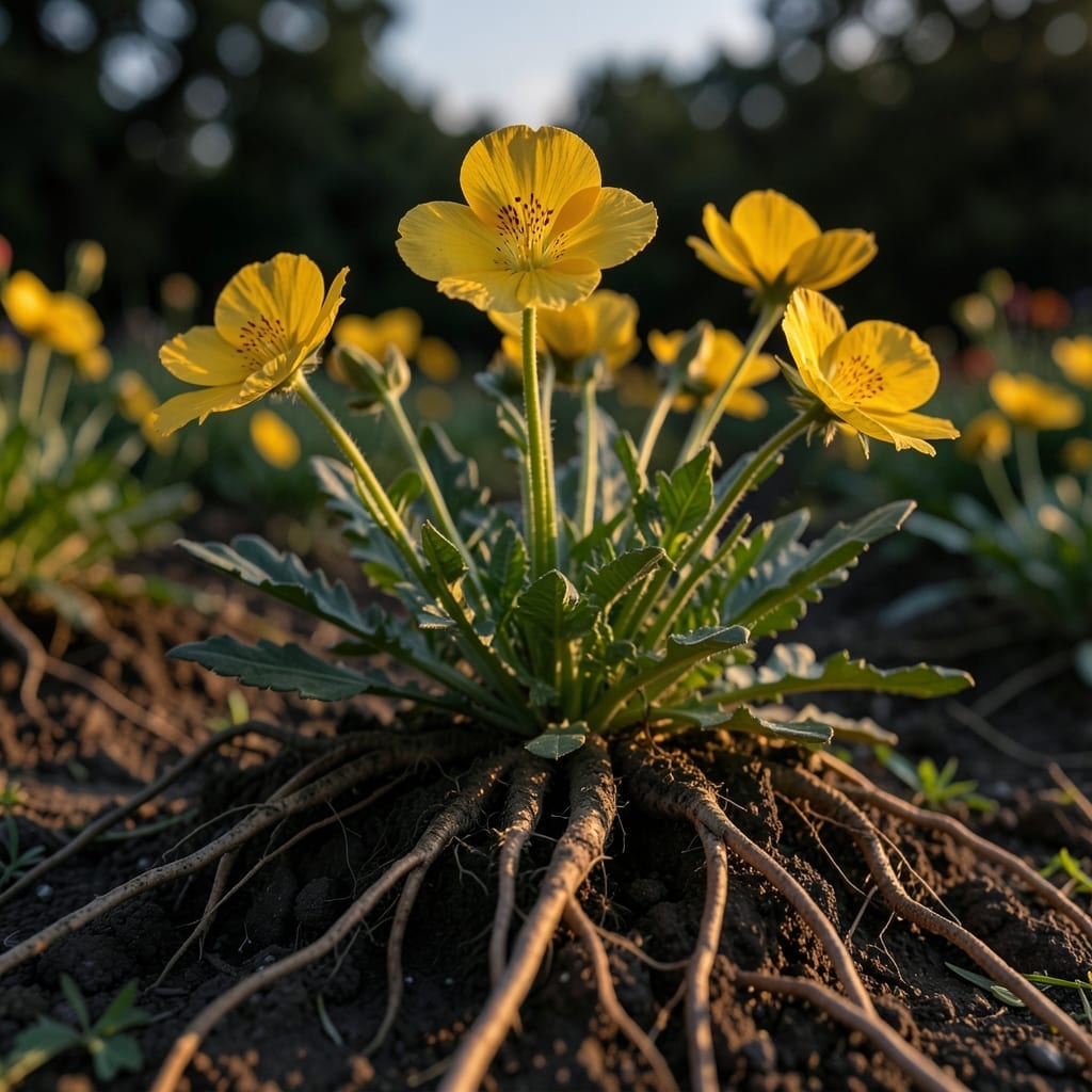 Evening Primrose Growth