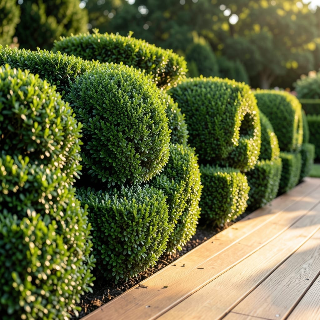Boxwood Topiary Privacy