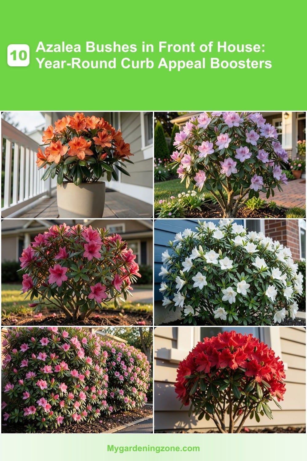 10 Azalea Bushes in Front of House: Year-Round Curb Appeal Boosters 10 Azalea Bushes in Front of House: Year-Round Curb Appeal Boosters