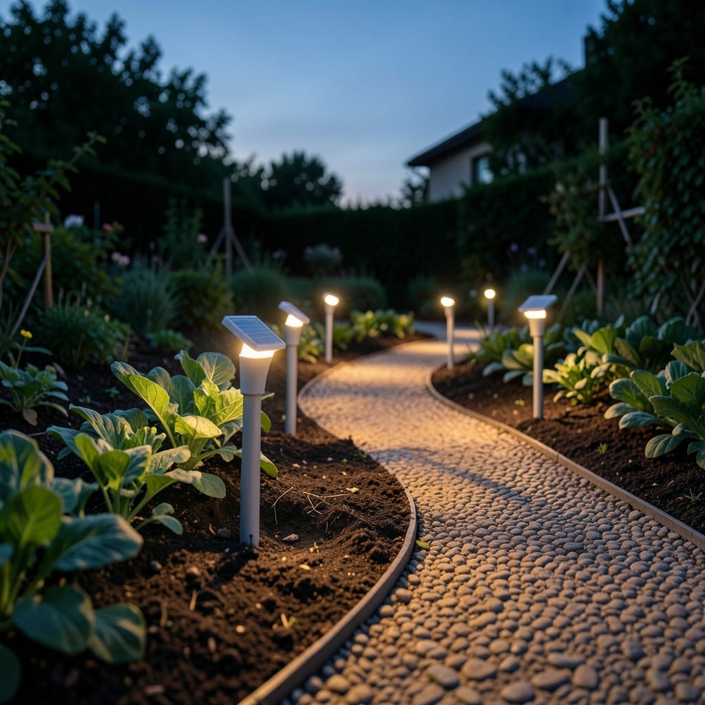 Solar-Powered Garden Lights