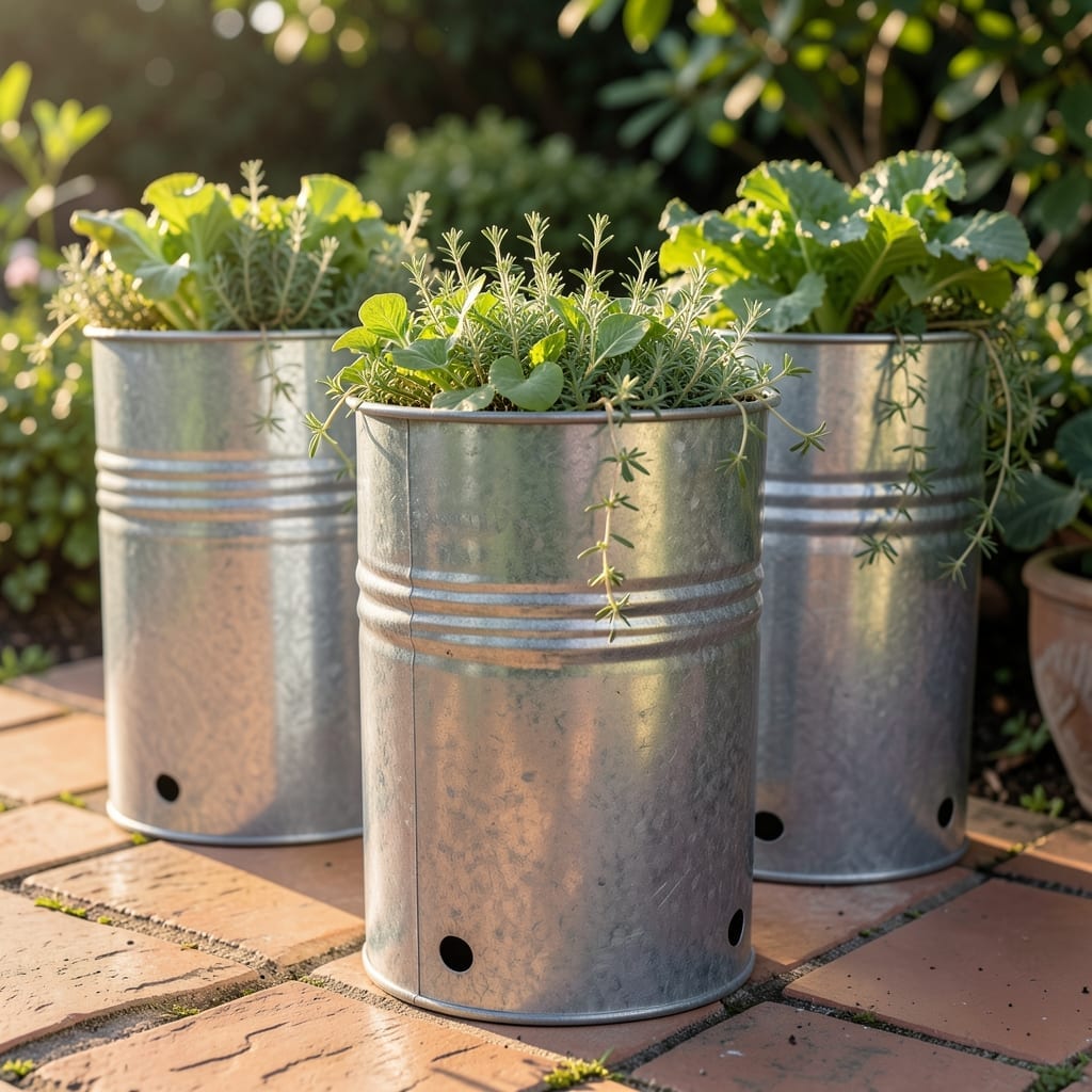 Galvanized Stock Tank Garden