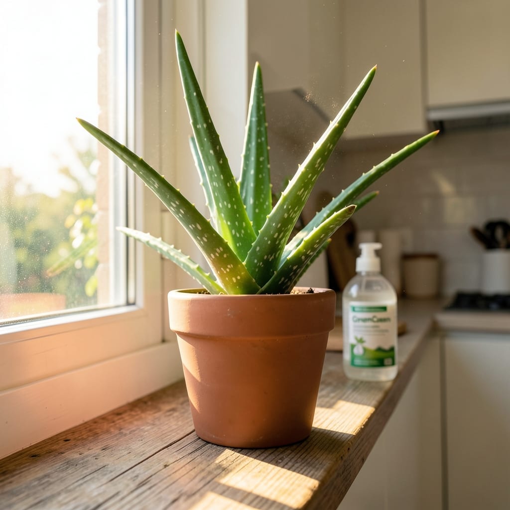 Aloe Vera for Kitchen Purification