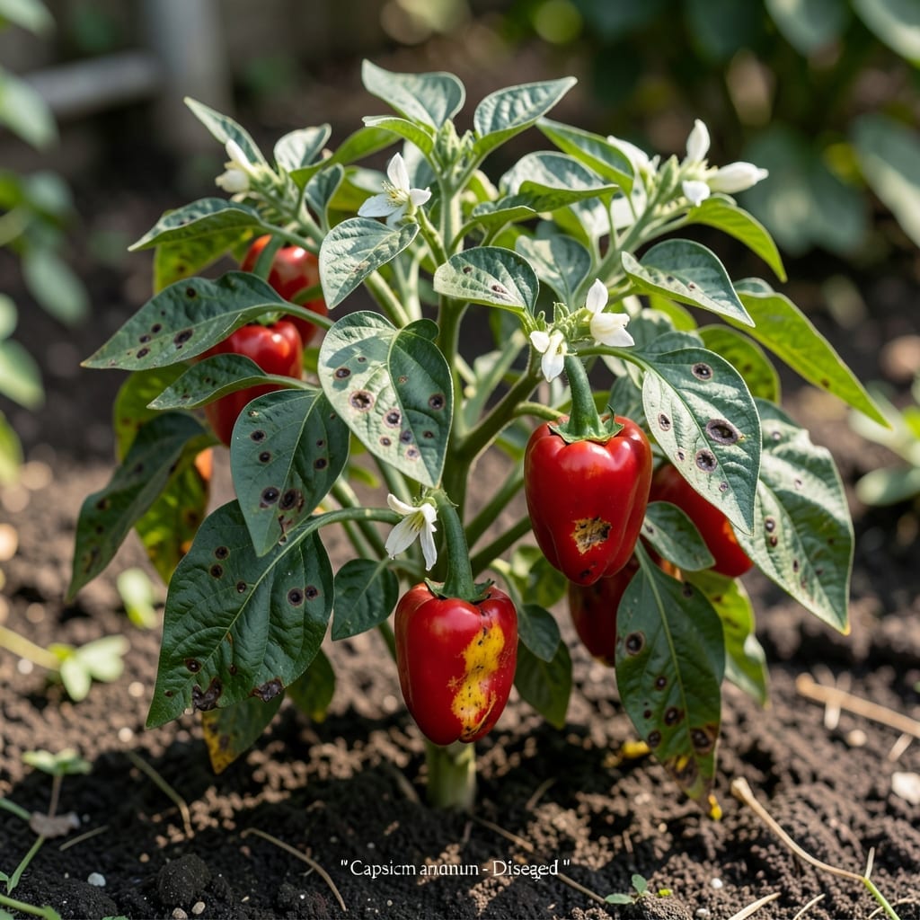 Red Pepper Diseases: Visual Guide to Early Detection and Natural Remedies Red Pepper Diseases: Visual Guide to Early Detection and Natural Remedies